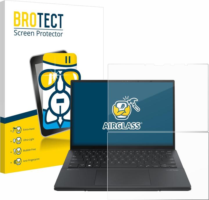 Actual product image BROTECT AirGlass bulletproof glass film (8406")
