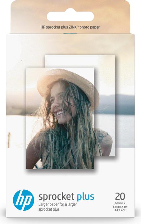 Actual product image HP Sprocket Plus Fotopapier Zink (258 g/m², Special, 20 x)