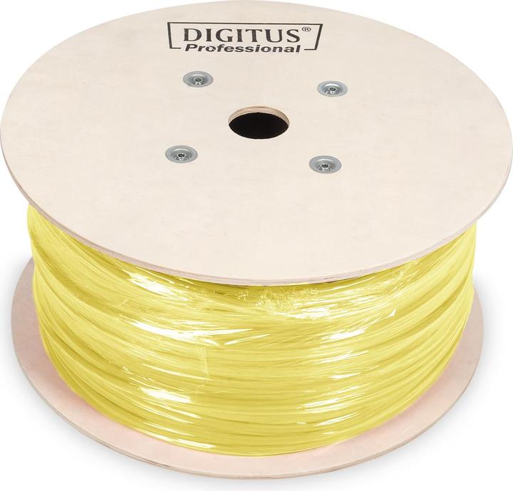 Actual product image Digitus CAT 7A S-FTP installation cable, 1000 MHz Dca, AWG 23/1, 500 m reel, simplex, lime (S/FTP, CAT7a, 500 m)