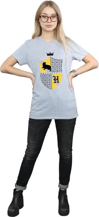 Immagine prodotto Hufflepuff Shield Maglietta Ampia Donna (XL)