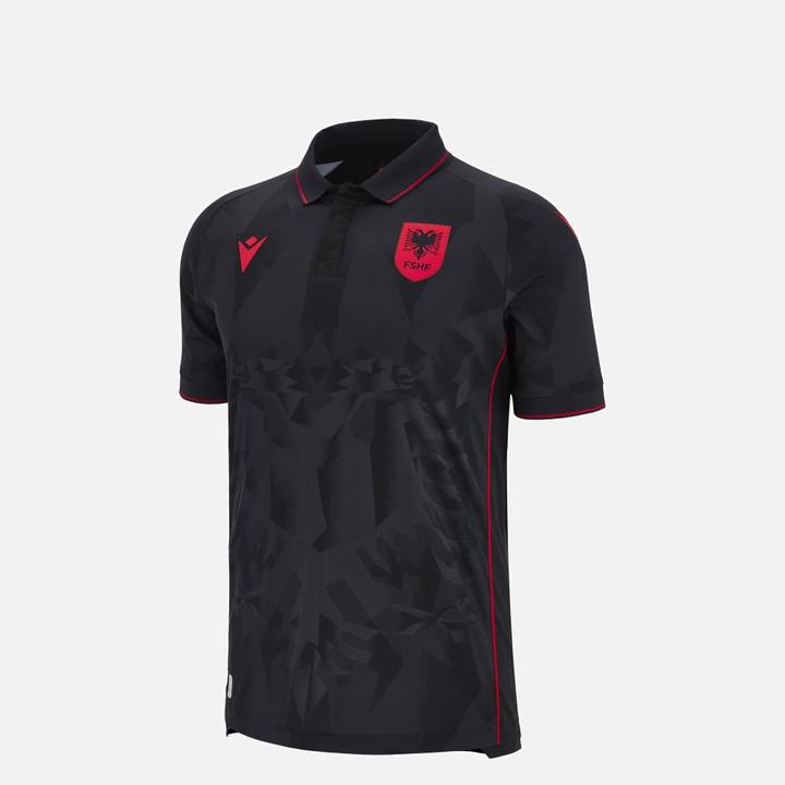 Actual product image Macron Albania Kids Third EM Jersey (146, 152, 158)