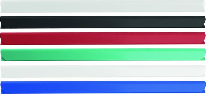 Produktbild Donau Slidebinder clip, pvc, a4, 8mm, bis 80 blatt, schwarz