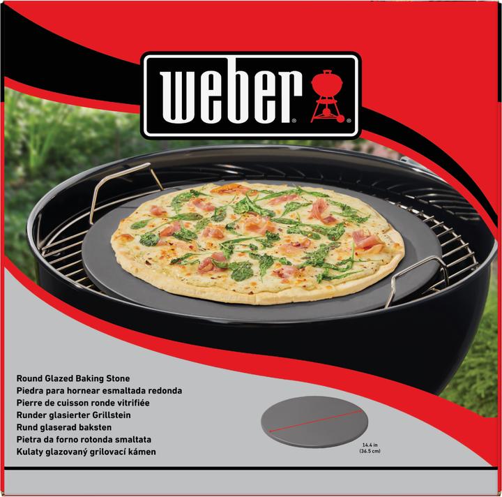 Produktbild Weber Glasierter Pizzastein rund Ø 36 cm