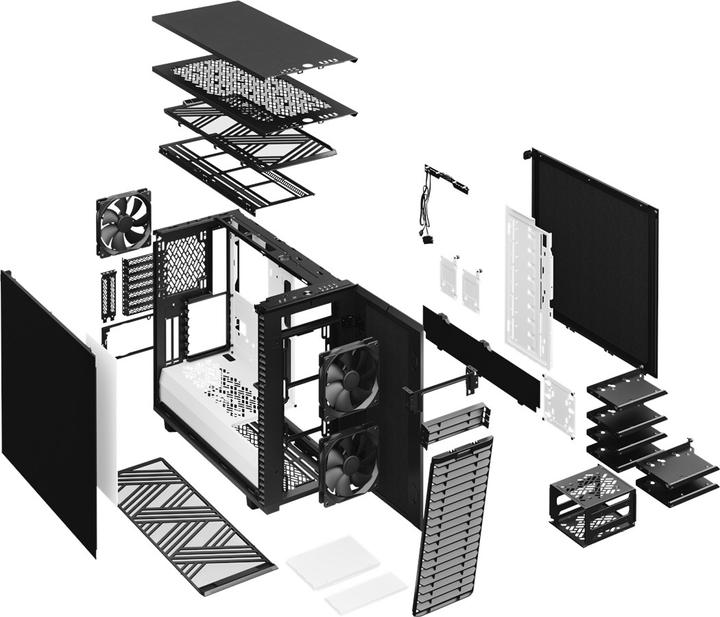 Actual product image Fractal Define 7 Solid (ATX, mATX, Mini-ITX, E-ATX)