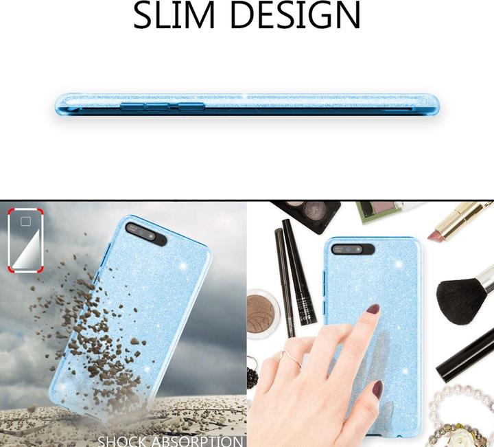 Actual product image Nalia Glitter cover (Huawei Y6 (2018))
