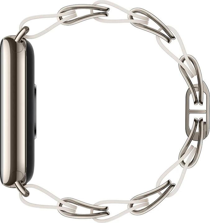 Actual product image Xiaomi Smart Band 8 Chain Strap White (Calfskin, Stainless steel)