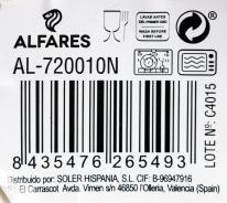 Image du produit Alfares bol ouvert japo 15.5x7.7 3 déc.noir nomi (1 x)