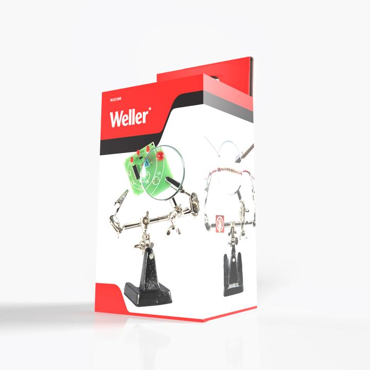 Immagine prodotto Weller Erem Supporto per circuito stampato con lente d'ingrandimento Ingrandimento x 4 (Terza mano)