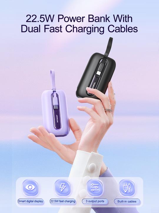 Immagine prodotto Joyroom Serie colorata (10000 mAh, 22.50 W, 37 Wh)