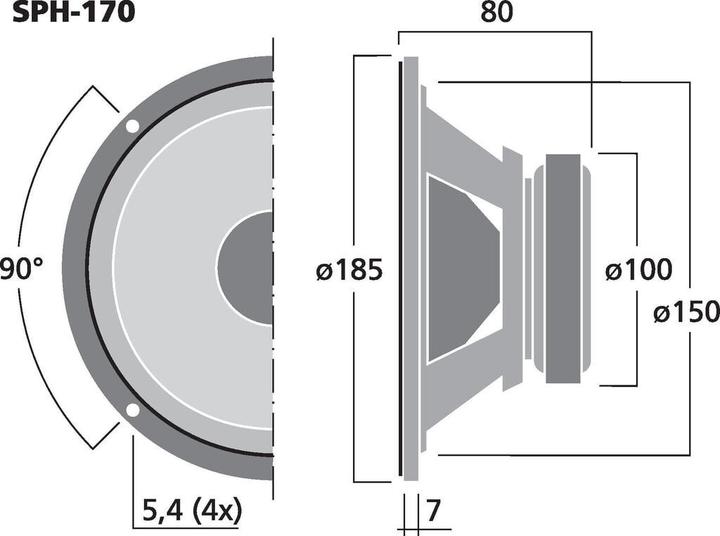 Image du produit Monacor Enceintes hi-fi (1 pièce)