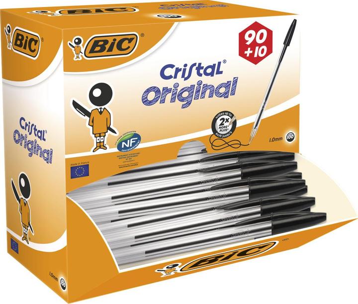 Image du produit Bic Cristal Original (Noir, 100 x)