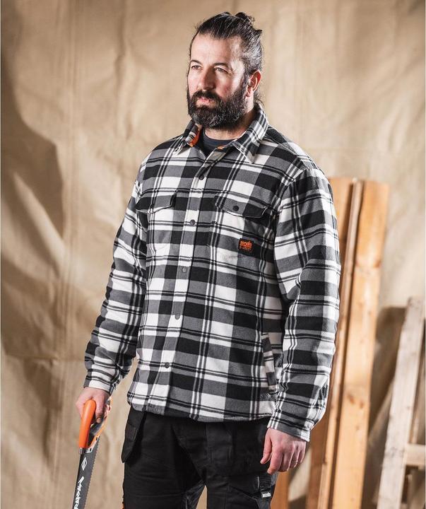 Actual product image Scruffs Mens Checked Padded Shirt (XL)