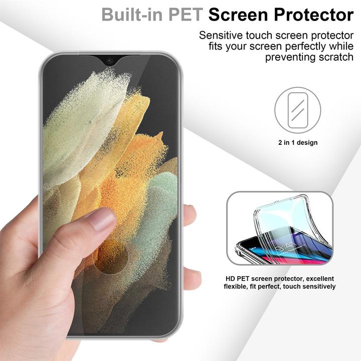 Produktbild Cadorabo TPU 360 Grad Case Cover (Samsung Galaxy S21 Ultra)