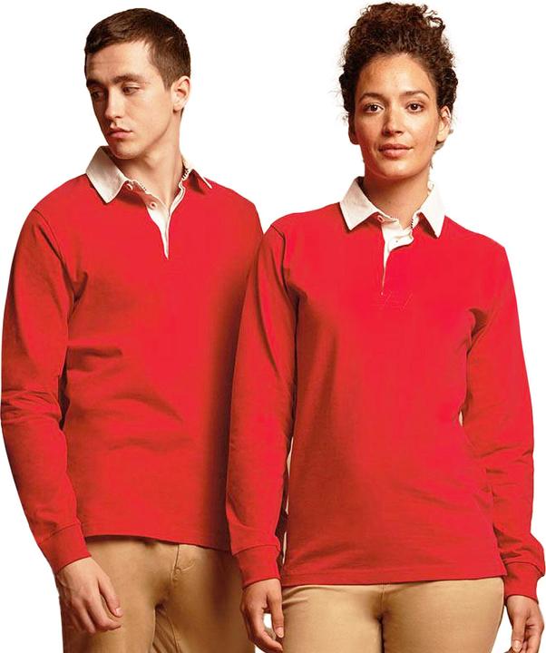 Immagine prodotto Front Row Premium Longsleeve RugbyShirt PoloShirt a maniche lunghe (XL)