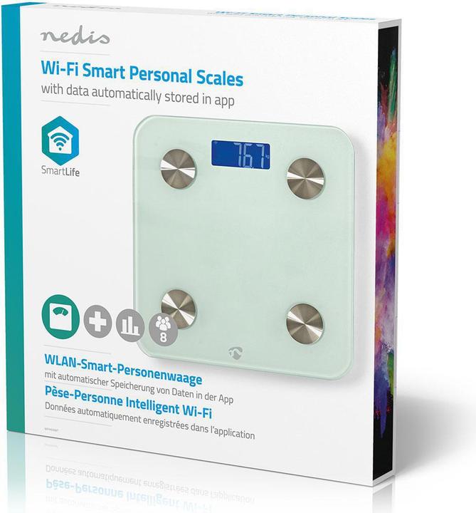 Produktbild Nedis Smarte-Personenwaage (180 kg)