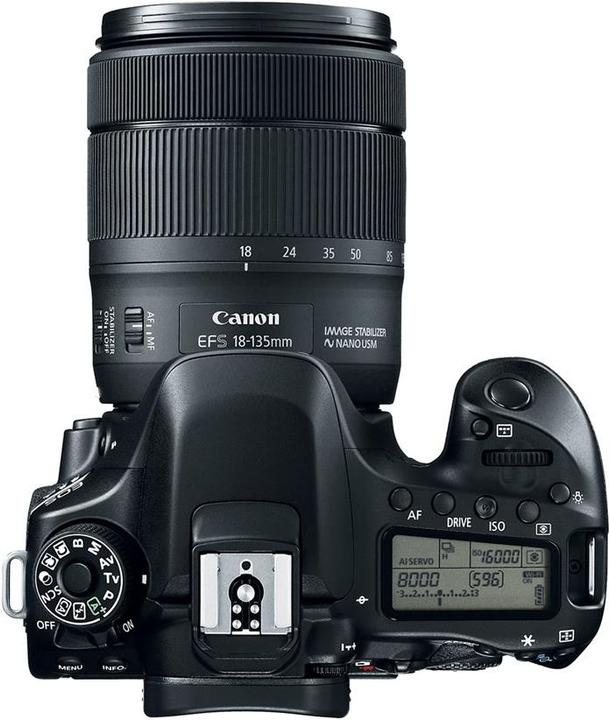 Produktbild Canon EOS 80D Kit (18 - 135 mm, 24.20 Mpx, APS-C / DX)