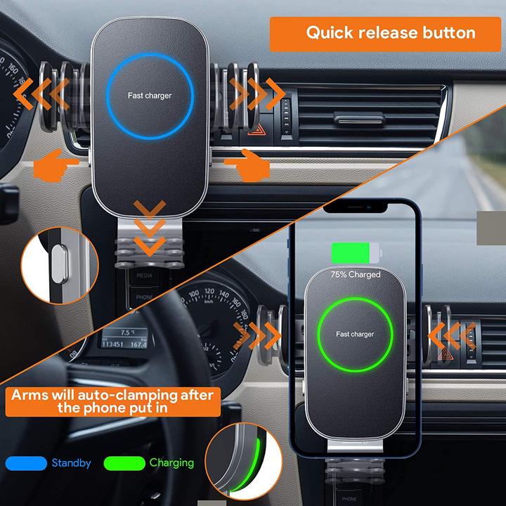Produktbild Hinyx Kabelloses Auto Ladegerät (15 W)