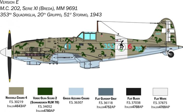Actual product image 1:32 Macchi MC. 202