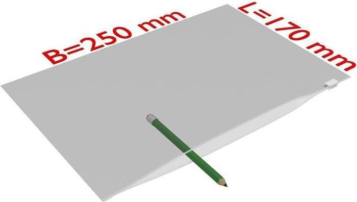 Actual product image Transpak Slip seal bag dimensions 250x170mm thickness 60µ PE transparent (1000 Piece)