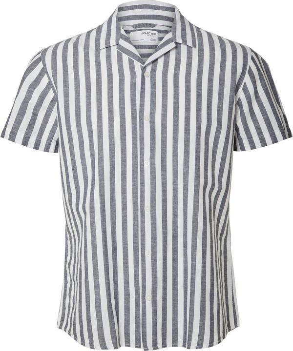 Actual product image Slhrelaxnew-Linen Shirt Ss Resort (L)