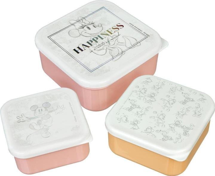Actual product image Undercover Minie Mouse Lunch Box Set 3pcs.