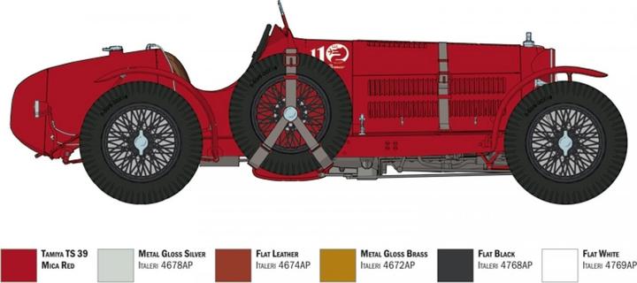 Produktbild Italeri 1:12 Alfa Romeo 8C/2300 1931 33