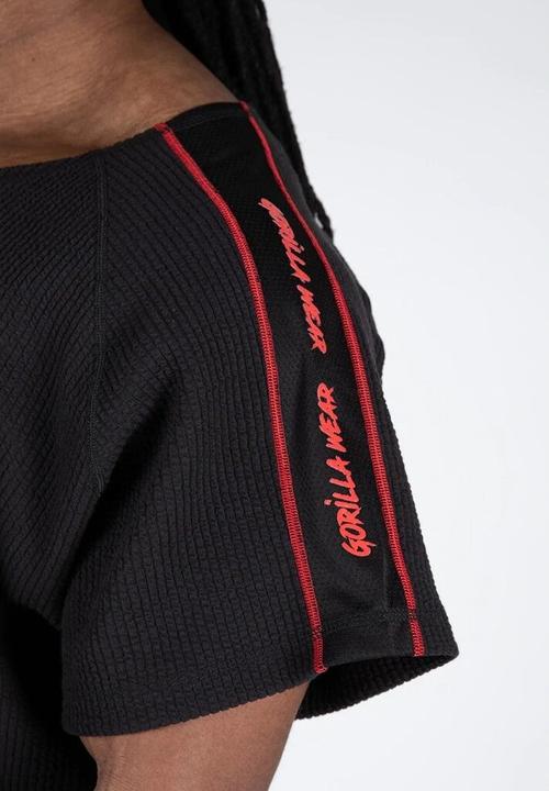 Produktbild Gorilla Wear Buffalo Old School Workout Top Schwarz/Rot (S/M)