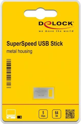 Produktbild Delock USB-Flash-Laufwerk (64 GB, USB 3.2, USB-A)