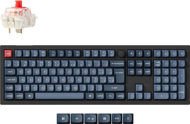 Produktbild Keychron V6 Max (CH, Kabellos, Kabelgebunden)