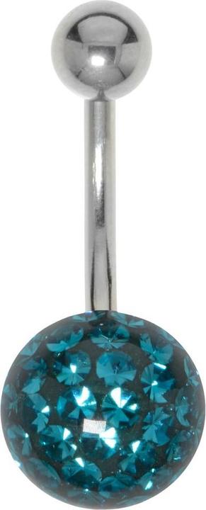 Bijouteria Bauchpiercing (Edelstahl, Kristall, Epoxiharz)