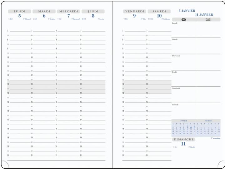 Produktbild Exacompta Agenda SAS 27 Ersatzinhalt