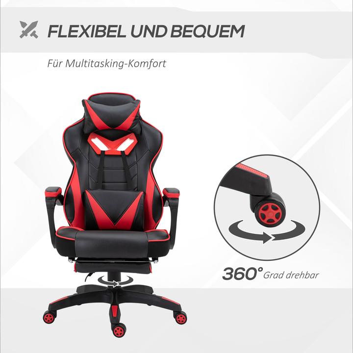 Produktbild Vinsetto Gamingstuhl mit Liegefunktion