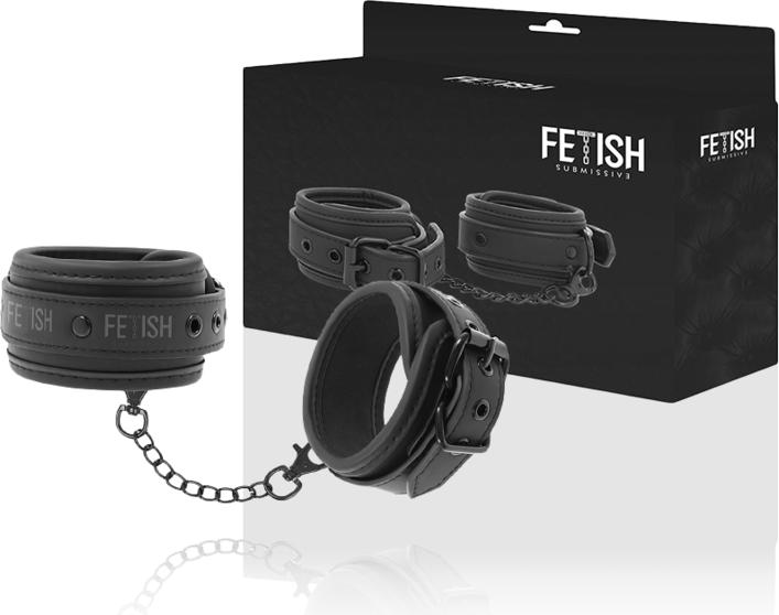 Image du produit Fetish submissive Bracelets de cheville en cuir végétalien