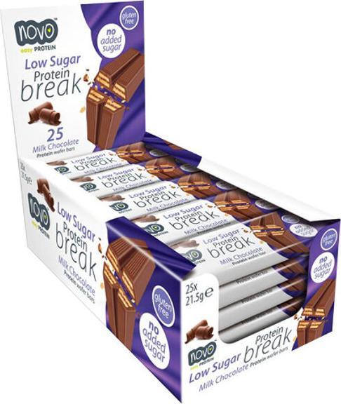 Actual product image Novo Protein Break Bar (Milk chocolate, 16 pcs., 16.21 g)
