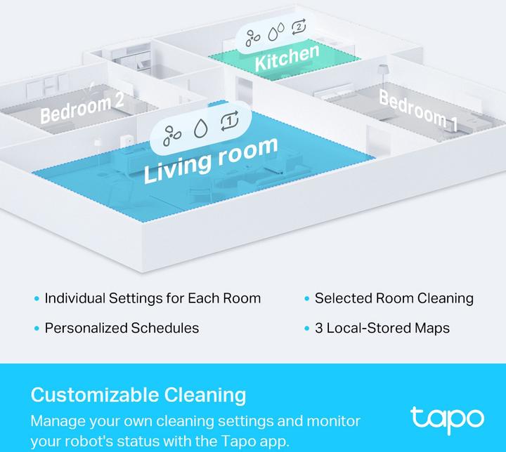 Productafbeelding TP-Link RV30 Plus (Stofzuigrobot)