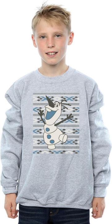 Actual product image Disney Boys Frozen Christmas Olaf Smile Sweatshirt (152, 158)