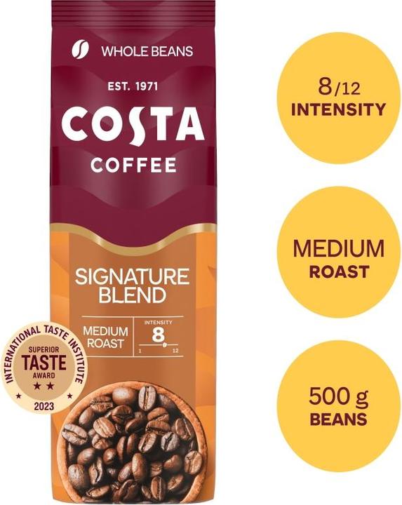 Immagine prodotto Costa Coffee Signature Blend (medium roast) Chicchi (500 g, Tostatura media)