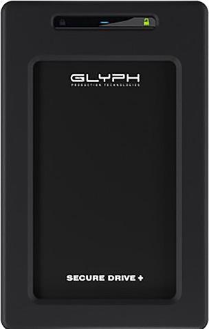Produktbild Glyph SecureDrive+ Bluetooth, 2TB Encrypted HDD Drive with Bluetooth, Bus-powered, USB 3.2 Gen1, USB-C & T (2 TB)