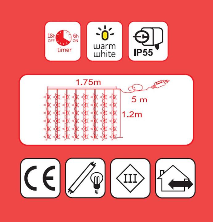 Image du produit Ekström Rideau de lumière (1.75 m)