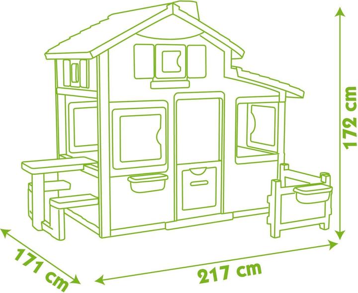 Actual product image Smoby Friends house with garden