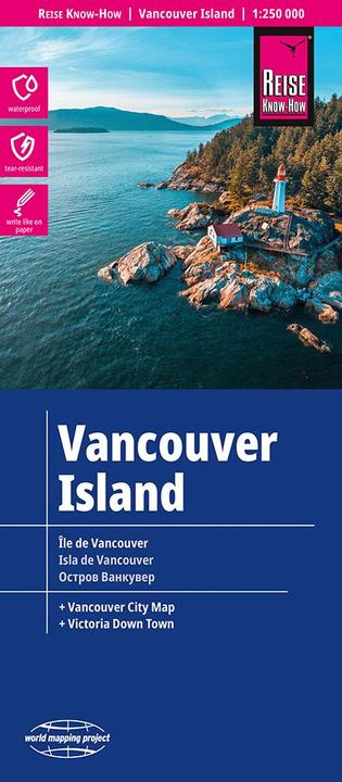 Produktbild Landkarte Vancouver Island (1:250.000)