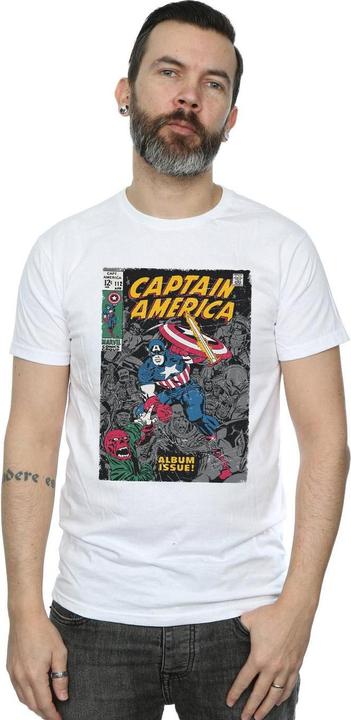 Immagine prodotto Captain America Album Issue Cover Maglietta Uomo (XL)