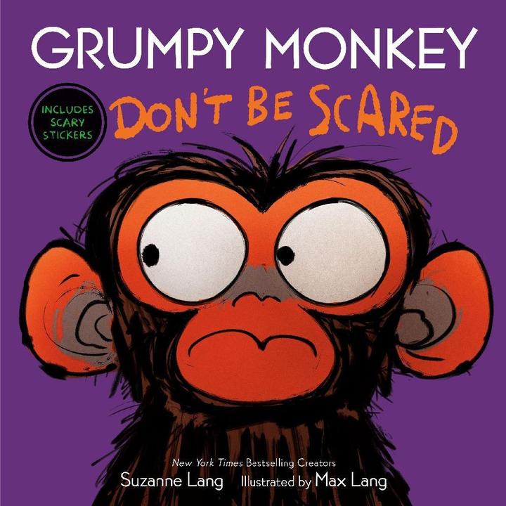 Image du produit Grumpy Monkey Don't Be Scared (Anglais, Max Lang, Suzanne Lang, 2023)