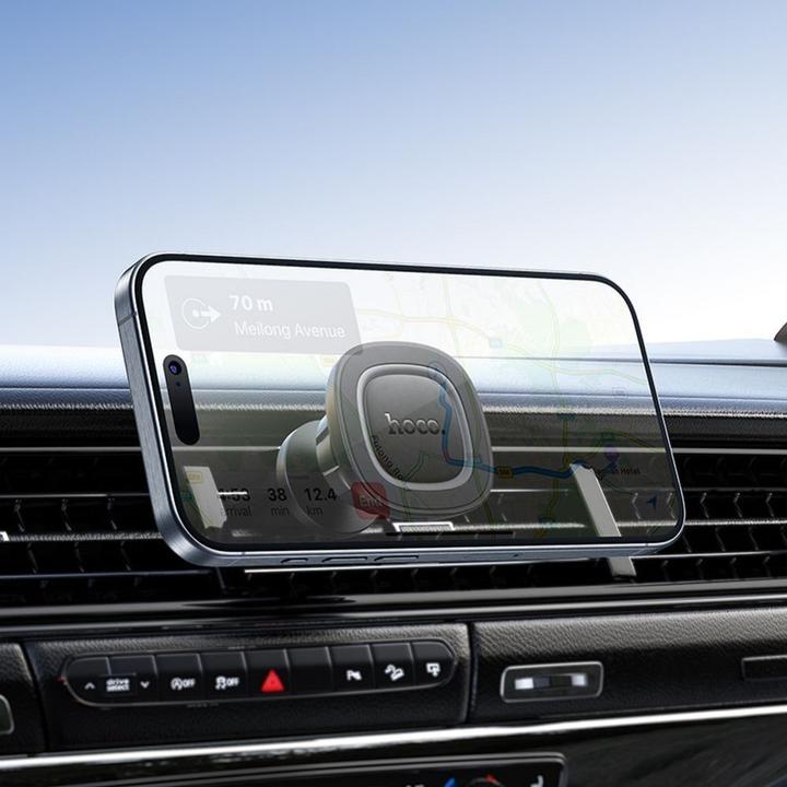 Produktbild Hoco Auto holder magnetic car holder for air vent H72 black metal gray
