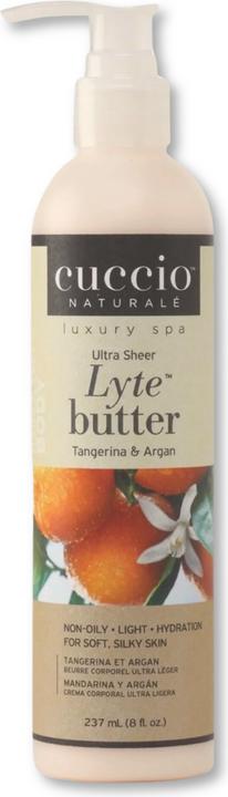 Actual product image Cuccio Lyte Butter Lotion - Tangerina & Argan (Body lotion)