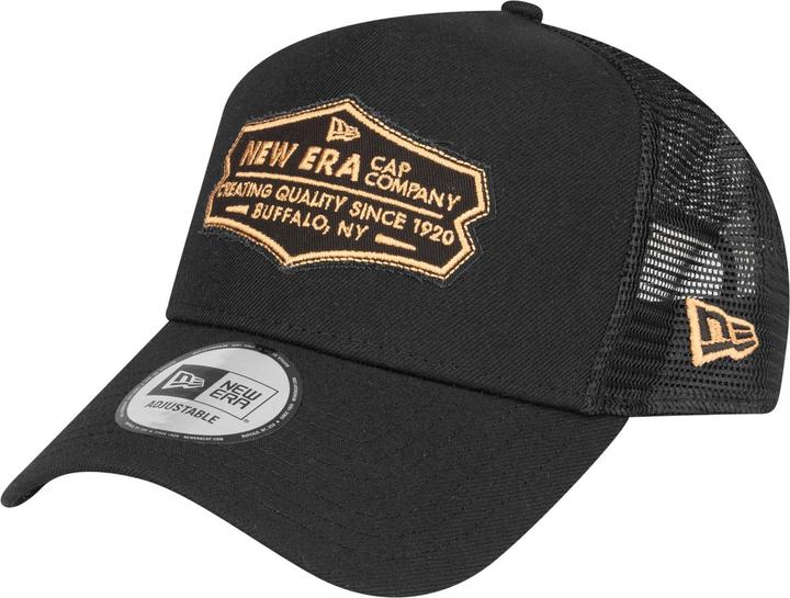 Immagine prodotto New Era Cappello Trucker regolabile - RETRO PATCH nero / kaki (Taglia unica)
