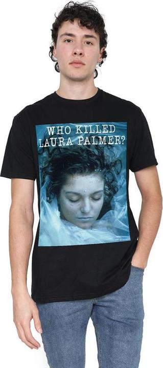 Actual product image Twin Peaks Mens Who Killed Laura T-Shirt (XL)