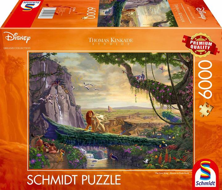 Actual product image Schmidt Spiele The Lion King Return to Pride Rock (6000 pieces)