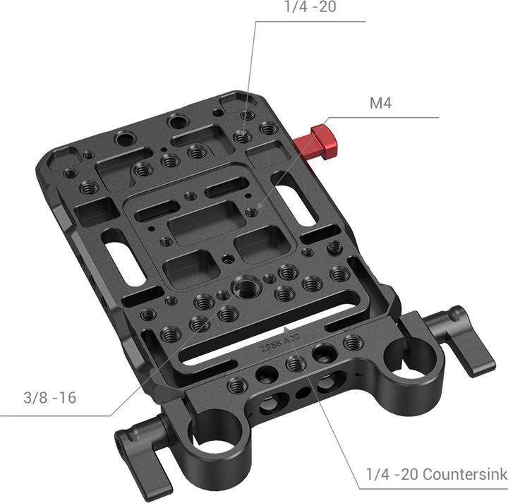 Actual product image SmallRig V Mount Battery Plate (Various video accessories)