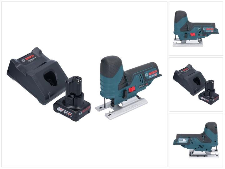 Produktbild Bosch Professional Bosch GST 12V-70 Professional Akku Stichsäge 12 V 70 mm + 1x Akku 6,0 Ah + Ladegerät